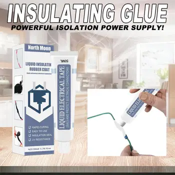 50ml liquido isolante colla ad alta temperatura isolamento liquido impermeabile nastro elettrico pasta per tubi cappotto per cavi elettrici