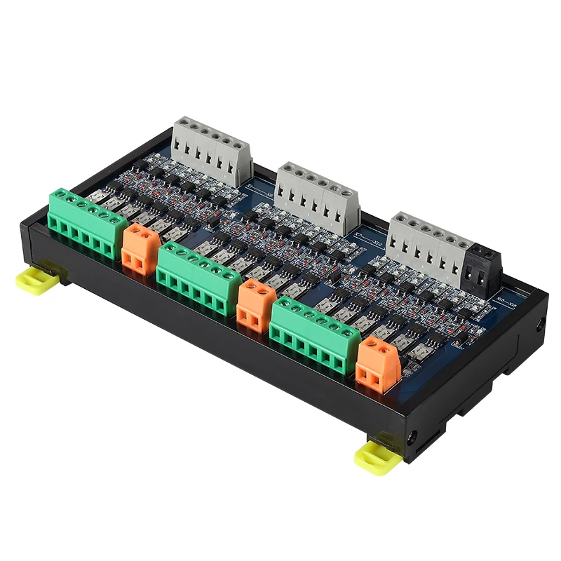 18 Way 3A Self-recovery PLC Expansion Board Short Circuit Protection DC Module MOS Control for Hydraulic Valve