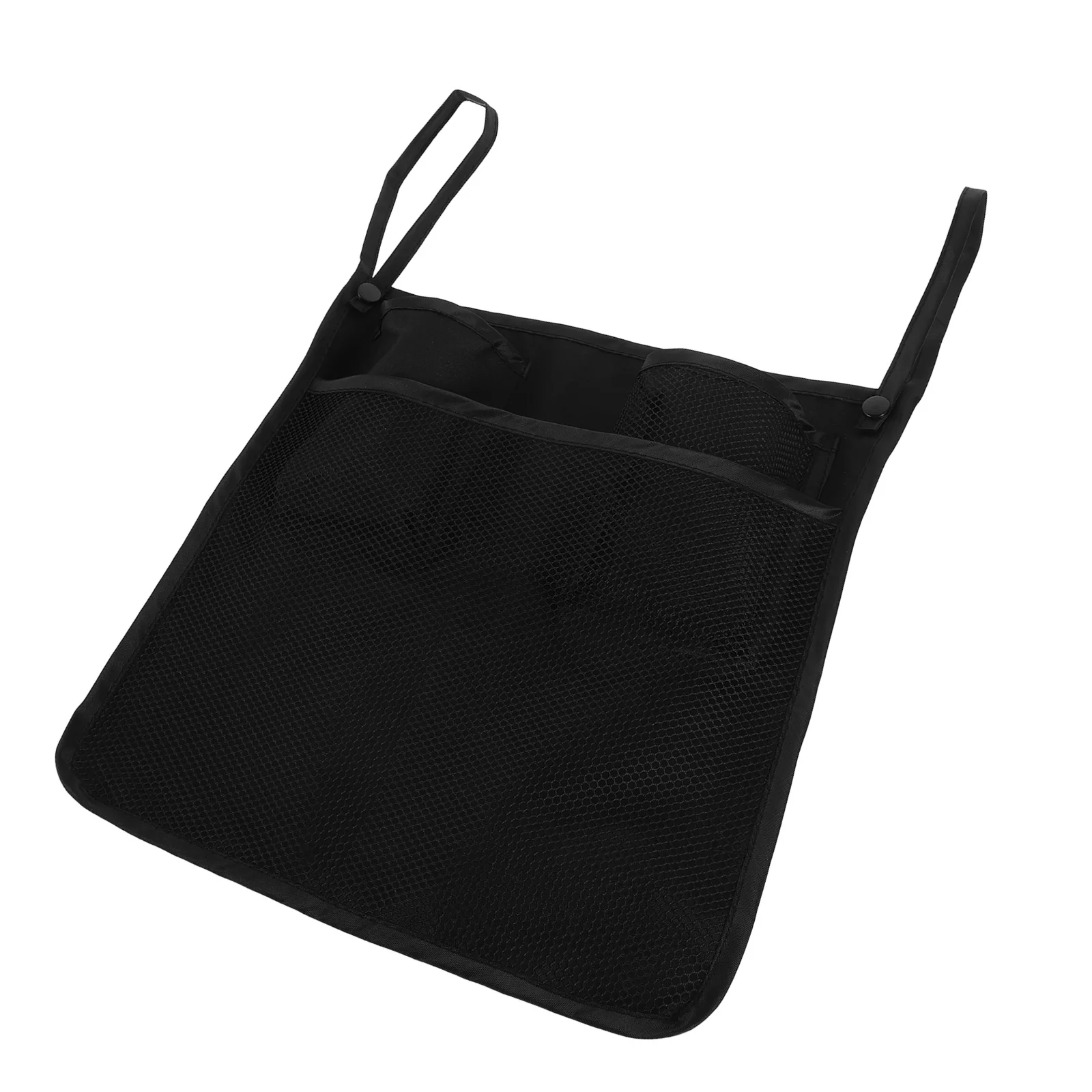 

Large Capacity Stroller Organizer Bag Multifunctional Pockets for Diapers Bottles Snacks Wipes Cup Mesh Storage