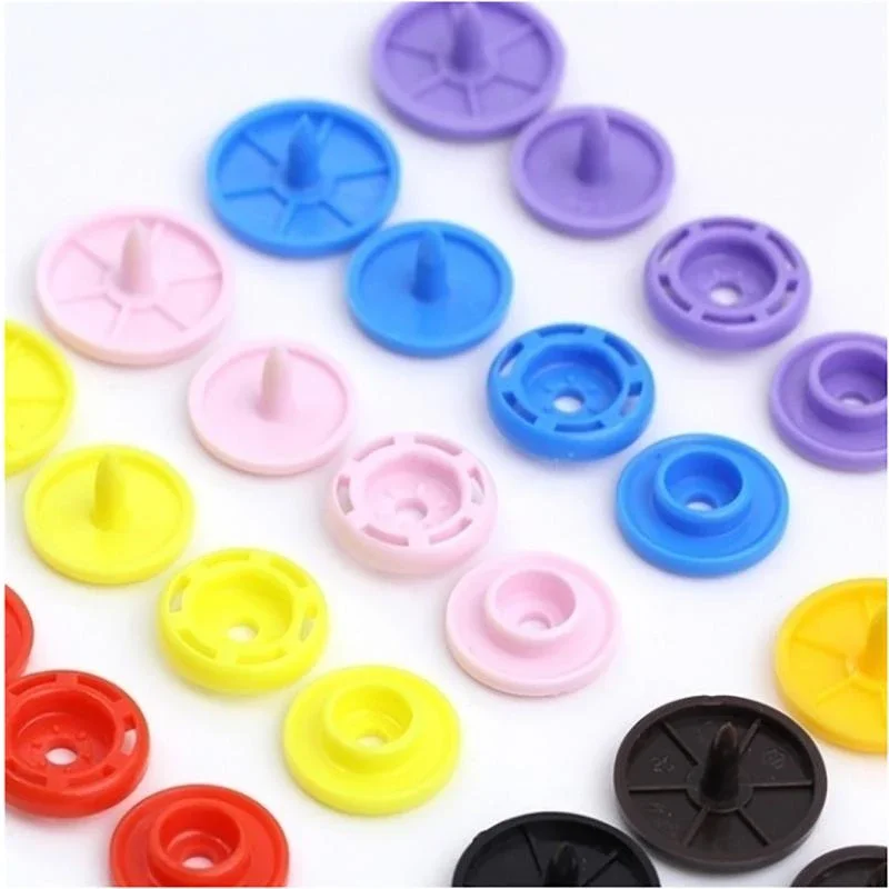 12mm Round Plastic Snap Button Rainbow Color DIY Sewing Poppers Fastener Press Button For Baby Clothing Bibs Sewing Accessories