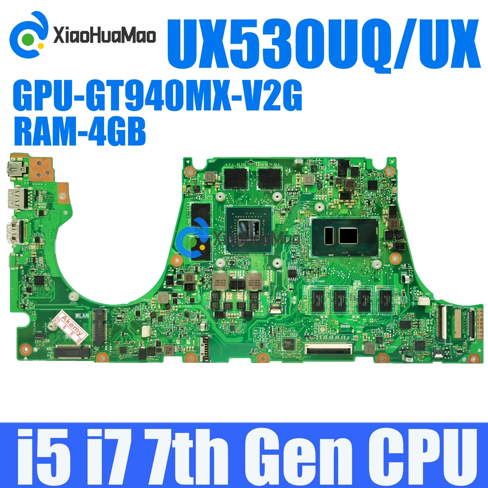 

Материнская плата для ноутбука ASUS UX530UN UX530UR UX530U UX530UX UX530UQ S5300U