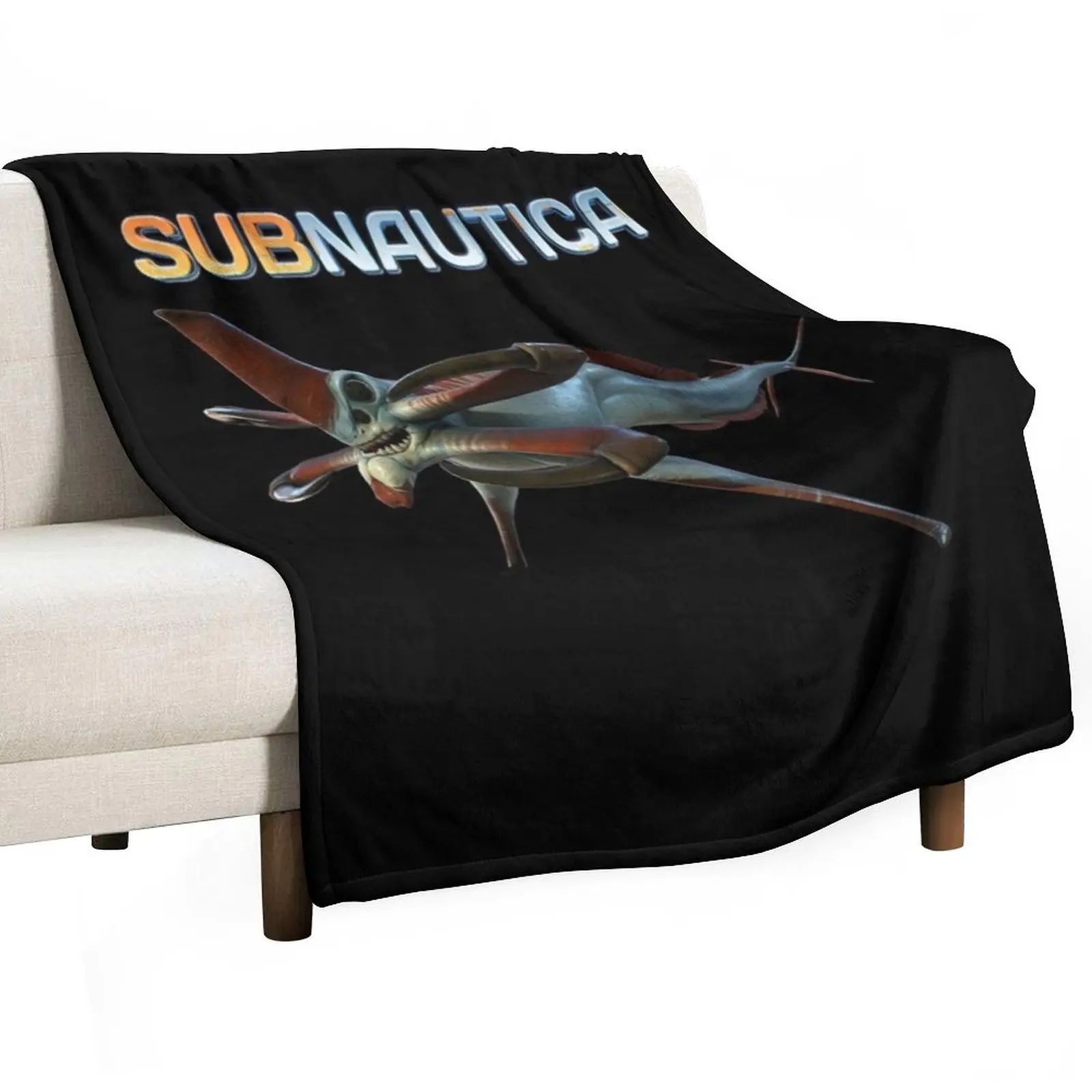 

Subnautica - Reaper Leviathan Throw Blanket Decorative Sofa Blankets For Baby Blankets