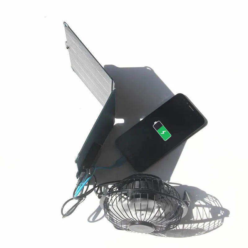 6 Вт 5 В ETFE Складное зарядное устройство для солнечной панели Солнечная складная сумка для кемпинга Туризм Зарядка мобильного телефона