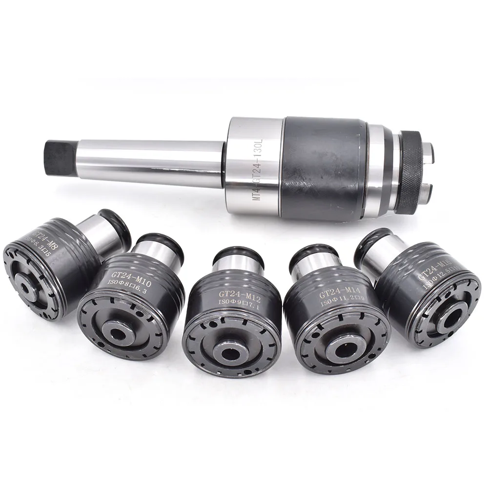 Taps Collets GT24 TC820 Chuck Clamping ISO DIN JIS Standard M5-M27 Overload Protection Quick Change Tool CNC Machine Tool