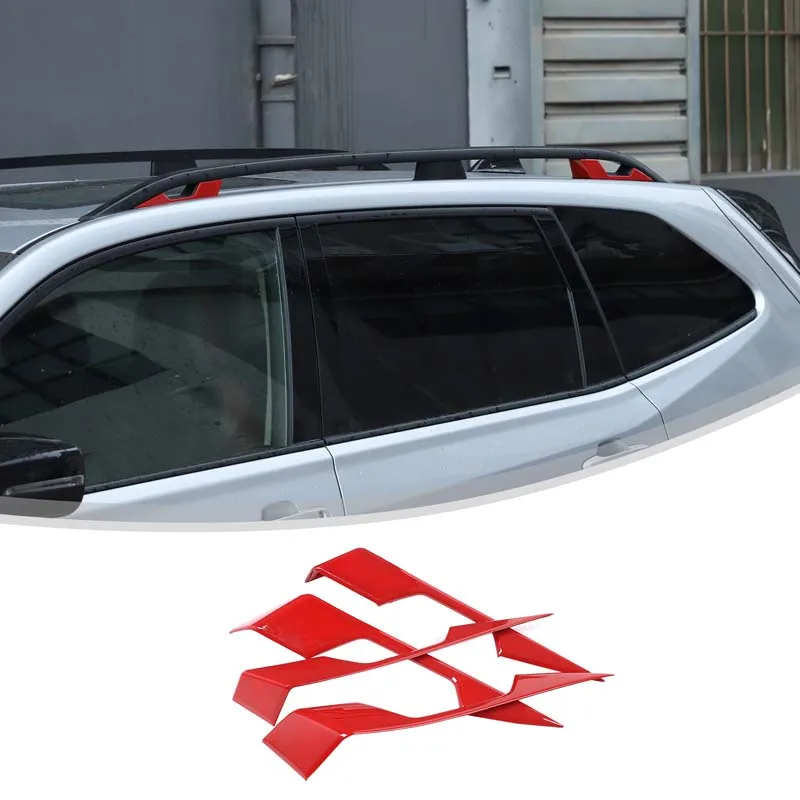 

For Subaru Forester 2019-2024 Roof Rack Decorative Cover Car Decorative Sticker Carbon Fiber Pattern Car Exterior Accessories