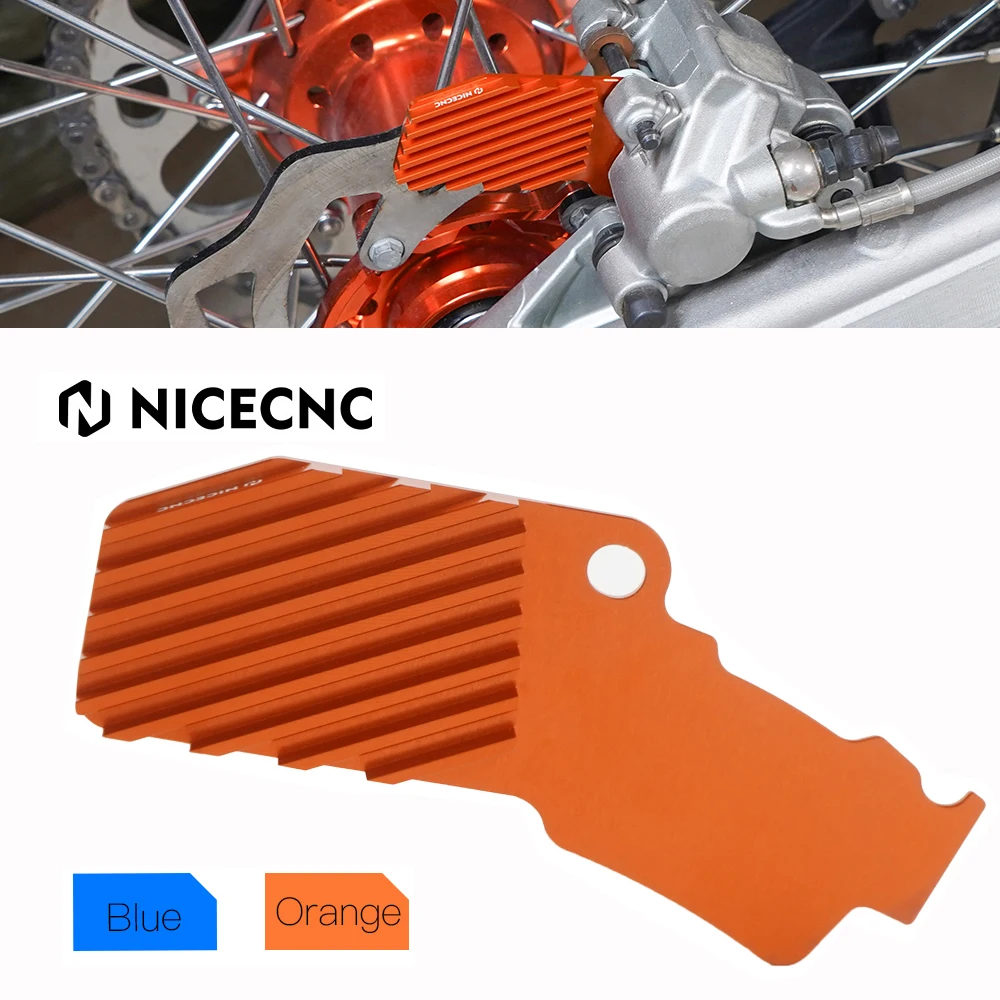 NICECNC Rear Brake Heat Sink Caliper Cooler Protector For KTM EXC 125-530 200 250 300 350 450 EXCF XC XCF XCW SX SXF XCWF 08-23