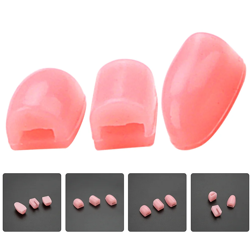 3 Pcs Sax Silicone Key Finger Rest Pad Instruments Refer to Musical Risers Saxophone Thumb Cushion Silica Gel Side Pads