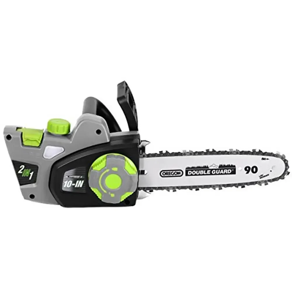 Convertible 2-in-1 Corded Electric Pole Saw/Chainsaw 7-Amp Power 10