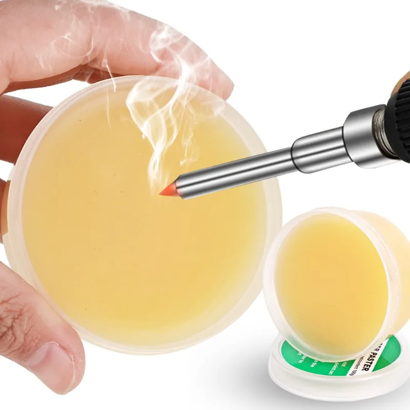 Imagem -03 - Pasta de Solda Profissional Fluxo de Resina Fluxos de Soldagem sem Chumbo Reparação de Ferro Pasta de Solda Estanho Solda Óleo Fio de Solda 200 30g