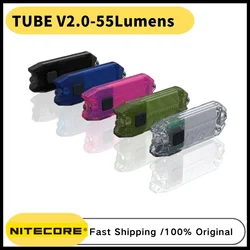 NITECORE TUBE V2.0 U-Pole Lamp Keychain Light 45Lumens USB Rechargeable EDC Pocket Flashlight