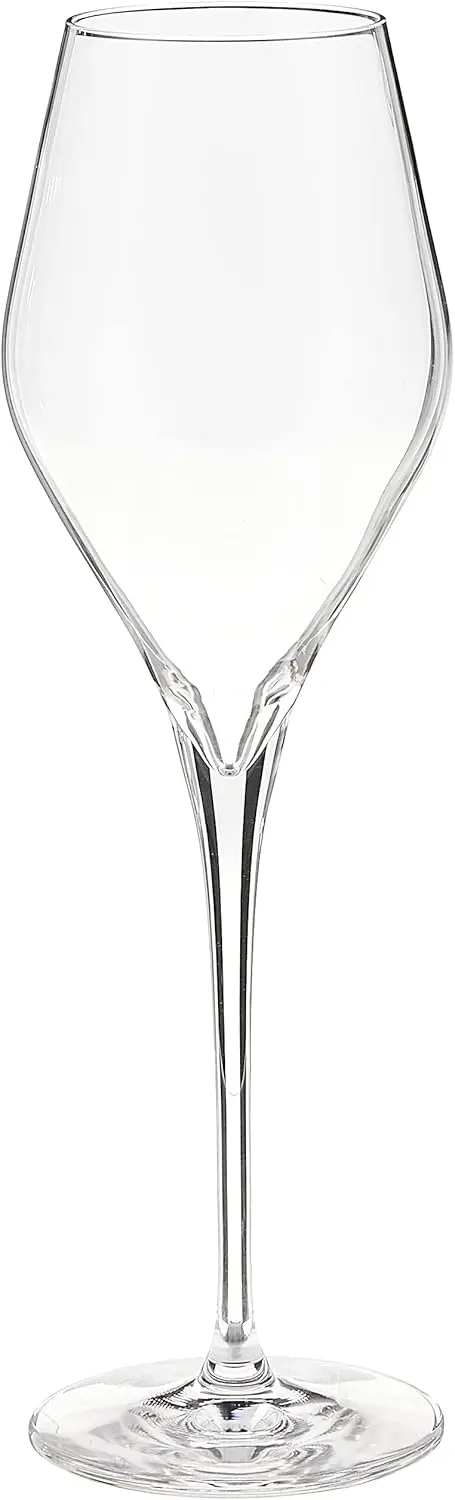 

Tritan Crystal Glass Finesse Stemware Collection Champagne Flute with Effervescence Points (Set of 6), 10.0 oz, C