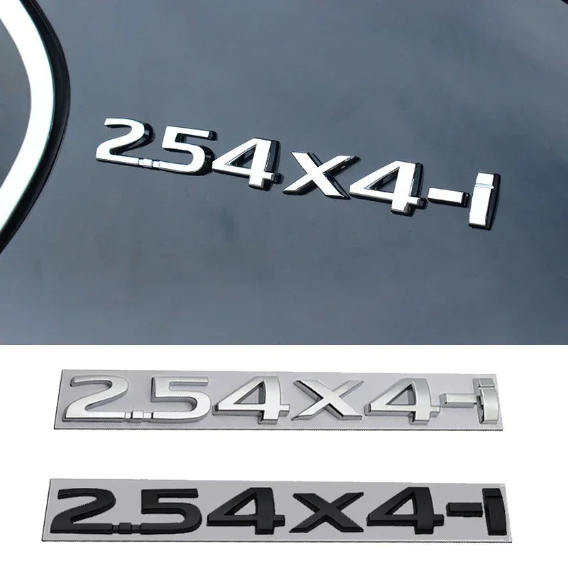 2.5 4X4-i Logo Car Rear Trunk Emblem Sticker for Nissan X-trail Almera Sylphy Altima Sentra Qashqai Accessories