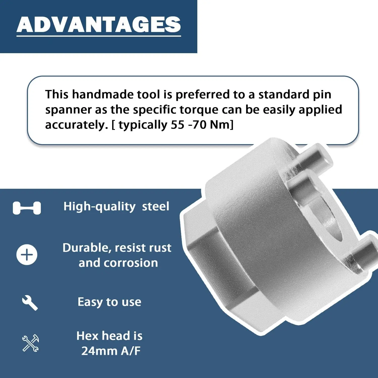 TM 32106891974 Steering Rack Hex Head Direction Machine Removal Tool Thrust Piece for BMW EPS 1 2 3 4 Series F30 F31 F32 F33 F34