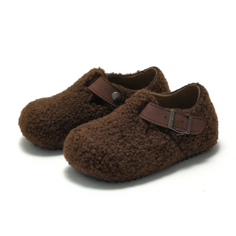 

Autumn and Winter New Arrival Children's Cork Fleece Warm Shoes Boy and Girl Casual Velvet Shoes3569