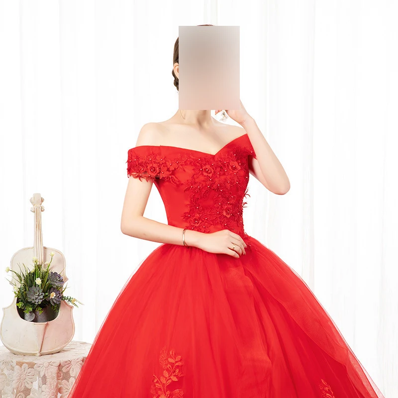 Vestido De baile rosa para mujer, traje De quinceañera con hombros descubiertos, apliques para fiesta De cumpleaños y graduación, Vestido Formal De Noche