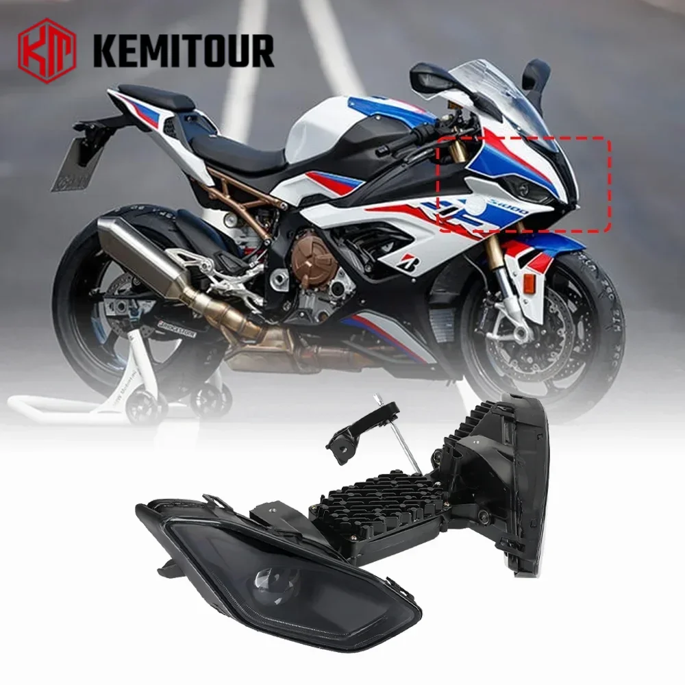 For BMW S1000RR M1000RR 2019-2023 2021 Clear Motorcycle Front Headlight Assembly S 1000 RR Headlamp Head Light Lamp Accessories