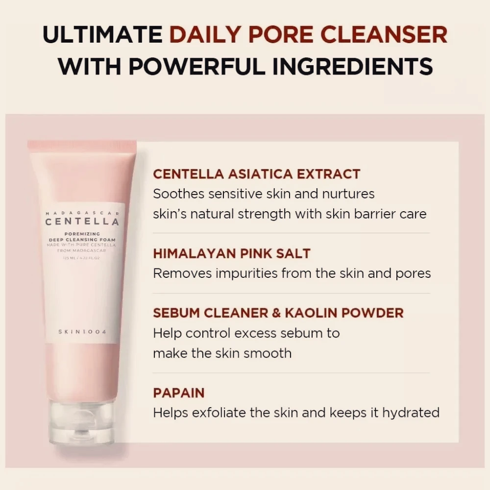 Skin1004 Centella Skincare الكورية مدغشقر ترطيب الحبر مصل كريم تبييض غسل الوجه التطهير النفط جوهر مجموعة
