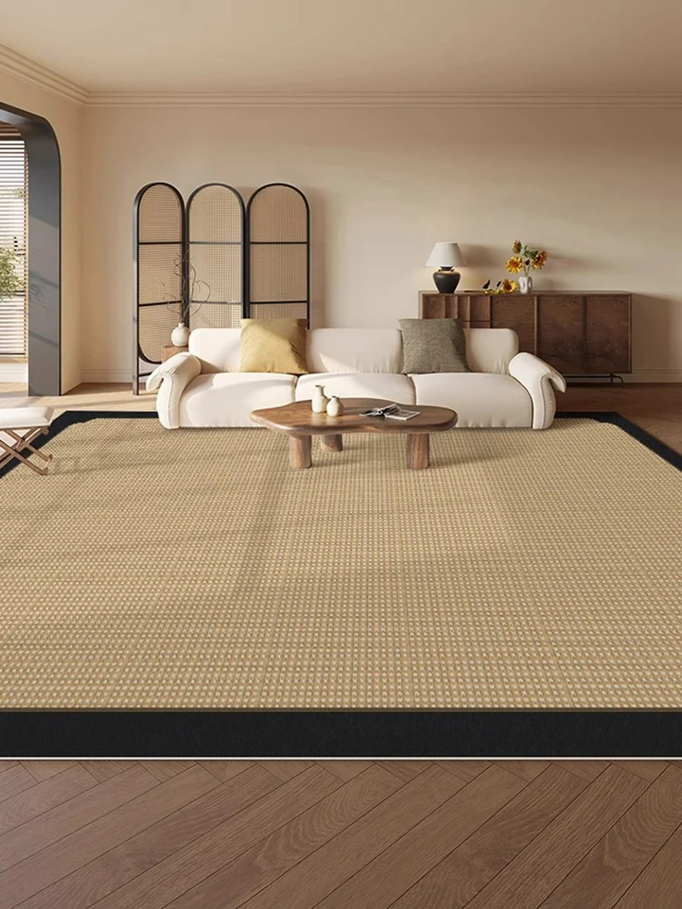 

Простой декор для спальни в китайском стиле, современные однотонные ковры для гостиной, тонкий противоскользящий напольный коврик, большой ковер