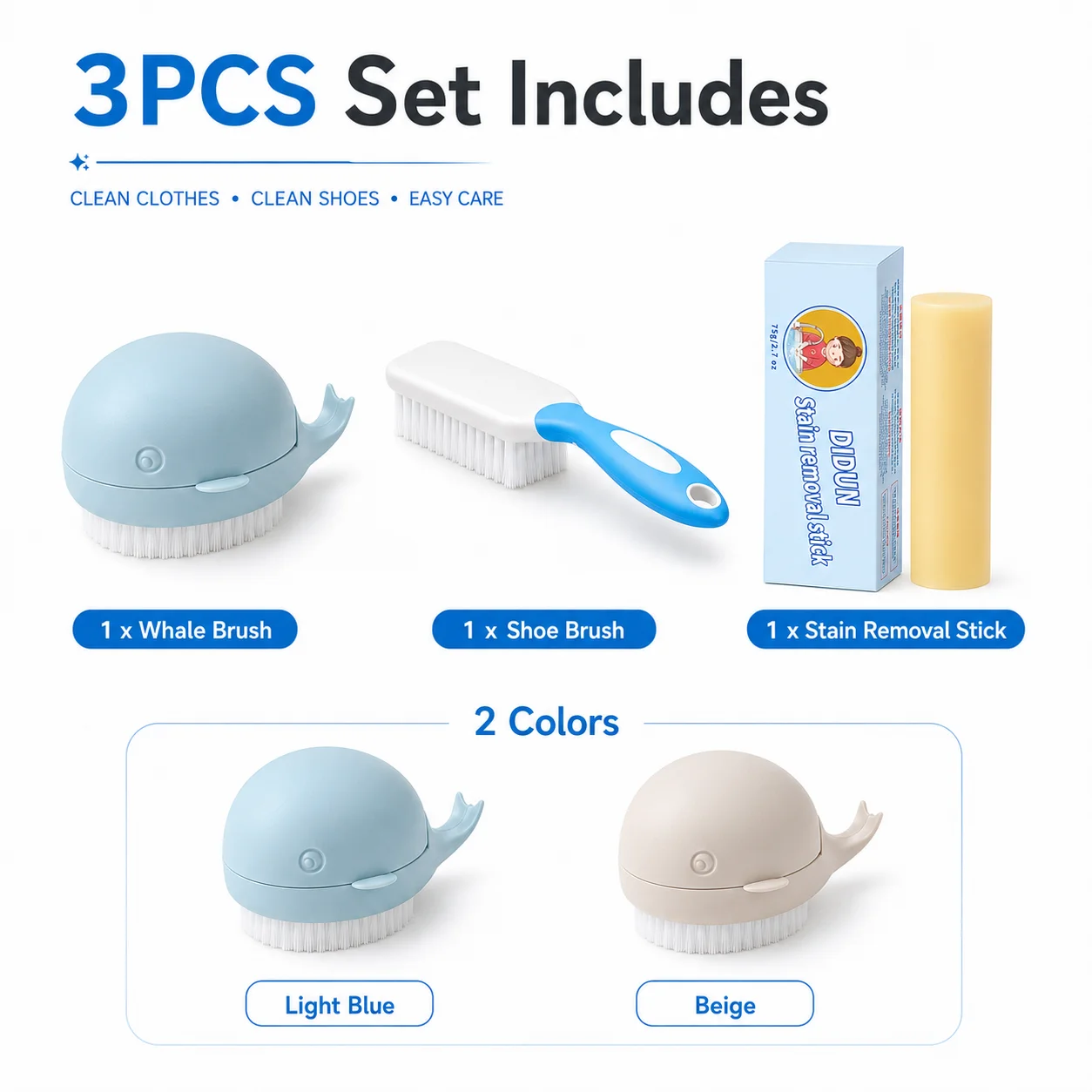 3PCS Set Peralatan Pembersih P - Wood Stain Brush ulasan dan harga