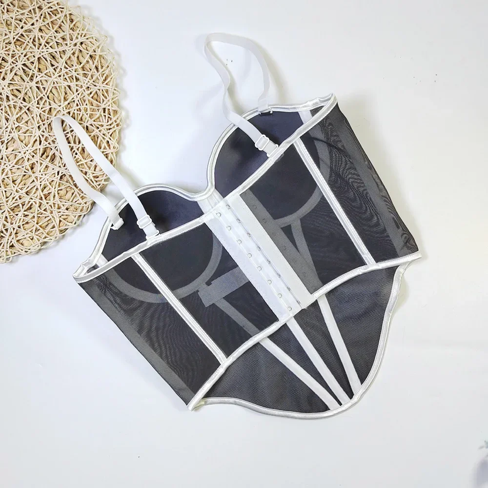 Corsés de moda, corpiño Push Up, Tops, ropa de mujer, corsé gótico debajo del busto, Top, lencería Sexy, corpiño para discoteca, corsés, ropa de fiesta