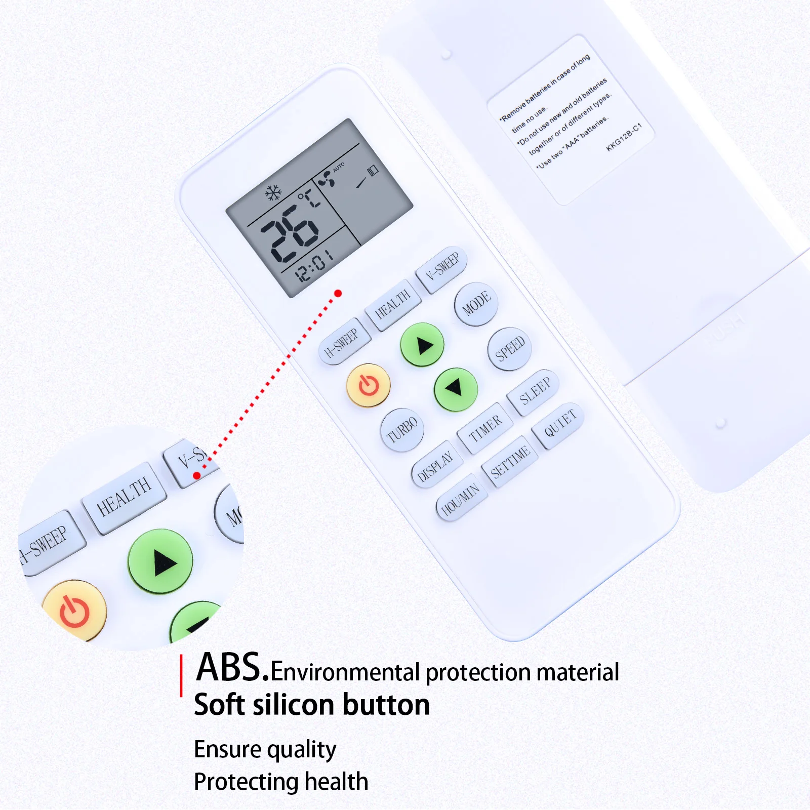 Remote control KKG12B-C1 KKG12A-C1 KK12A-C1 for CHANGHONG SK Sumikura SK Sumikura umikura Air conditioner