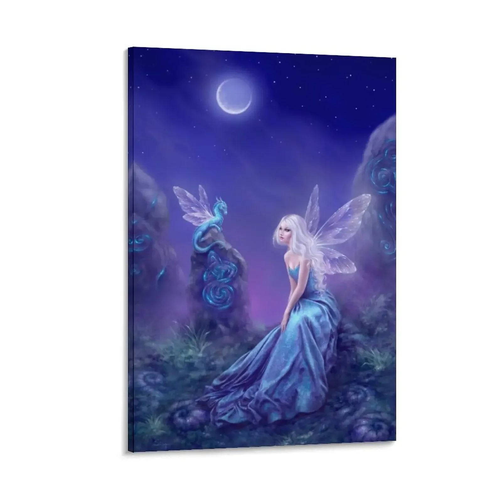 

Luminescent Fairy & Dragon Art Canvas Painting wall decoration painting canvas wall decoration room decor
