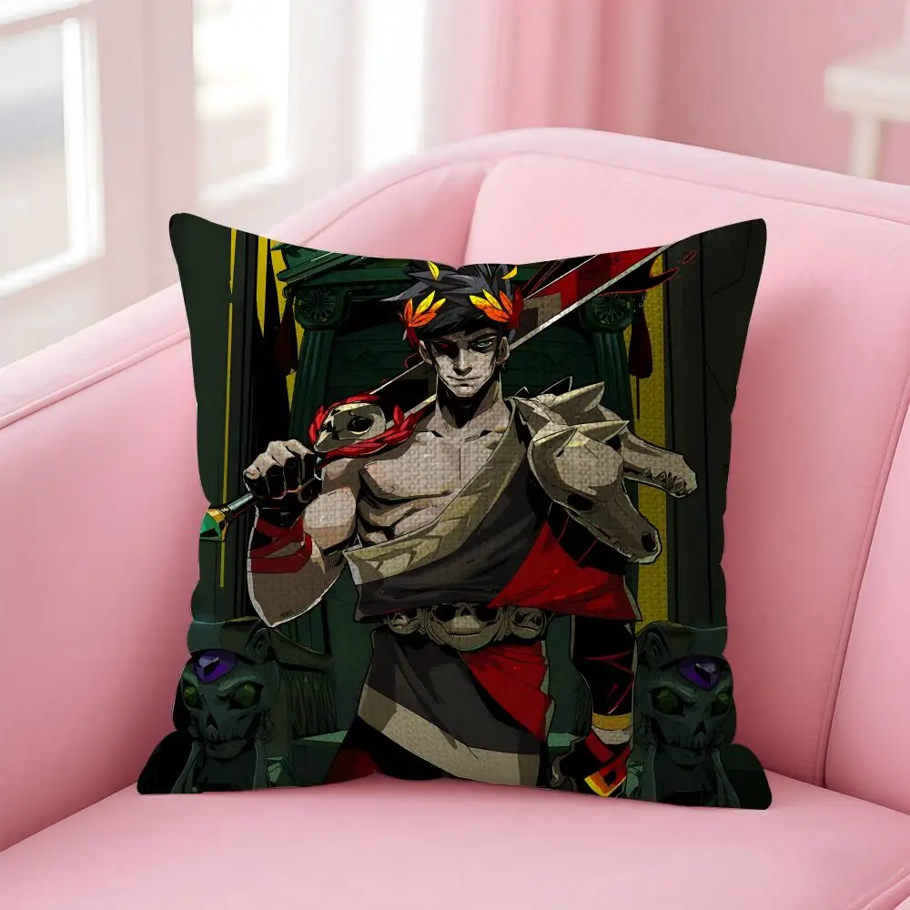 Video Game H-Hades Cushion Cover Decorative Linen Throw Pillow Case Soft For Bed Sofa Car Home Decor