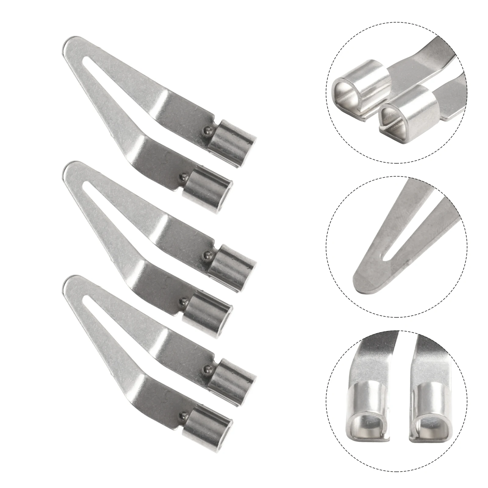 3/5pcs 45 Degree Smooth Head For Plastic Welding Tool Soldering Repair Iron Smooth Head Car Bumper Repair Tool ﻿