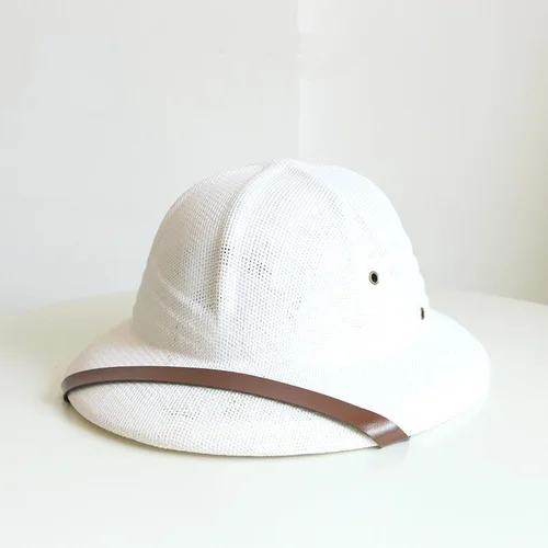 Imagen 2 del producto Sombrero del ejército de la guerra de Vietnam para hombre y mujer, casco de paja de explorador británico, sombreros para el sol, gorra Unisex para mineros de la jungla, moda de 2021