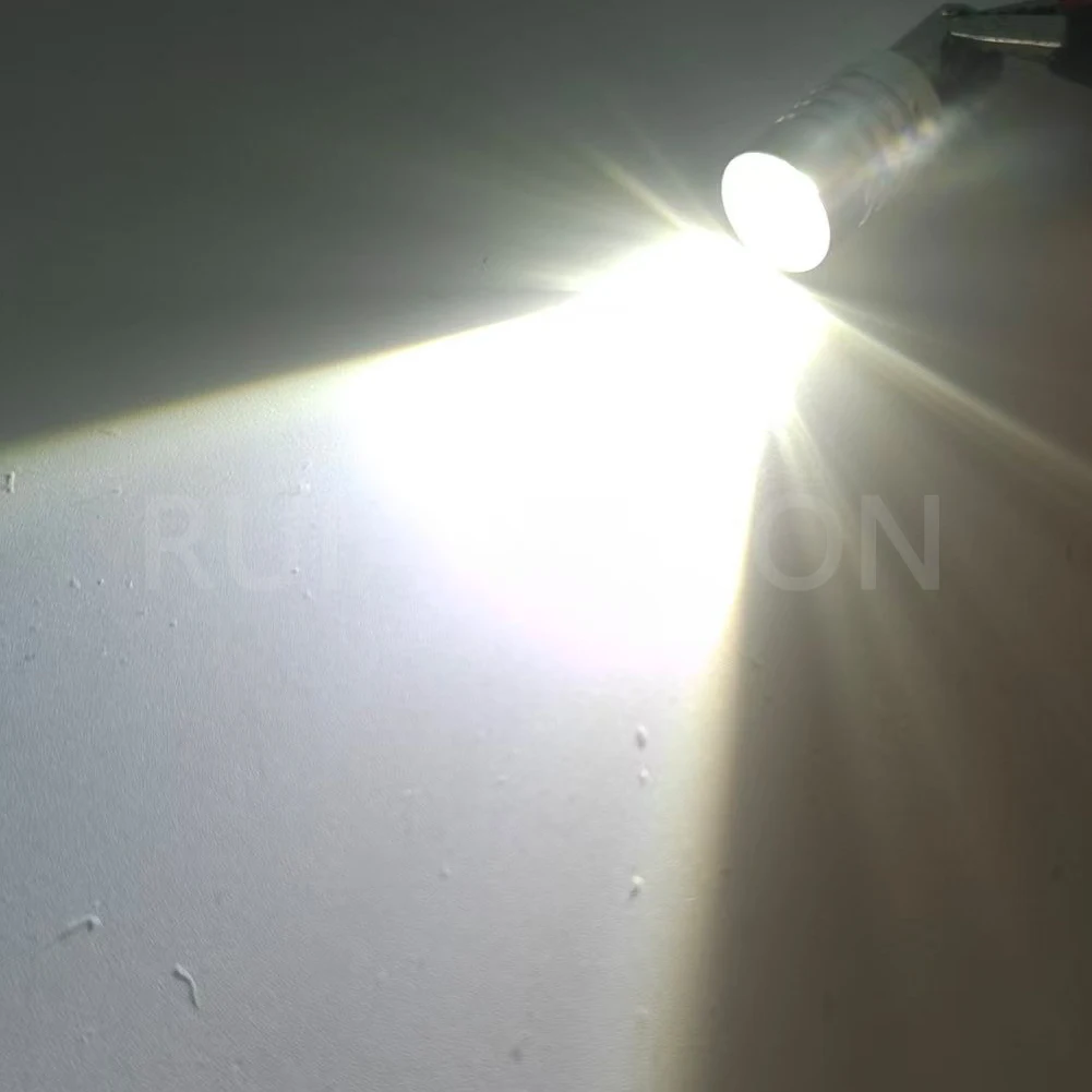 2 قطعة BA9S BAX9S BAY9S H6W T11 T4W مشرق الأبيض Led لمبات السيارات وقوف السيارات أضواء السيارات الداخلية القراءة مصابيح الباب 6000K الأبيض 12 فولت 24 فولت #5