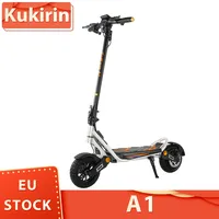 Kukirin A1 Folding Electric Scooter, 800W Motor, 48V 13Ah Battery, 10-inch Vacuum Tire, 45km/h Top Speed, 45km Range, Disc Brake