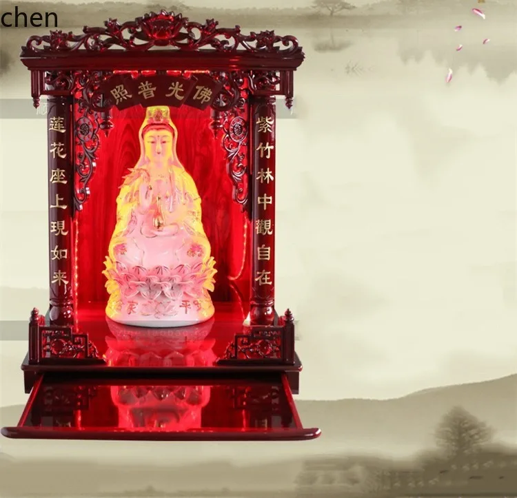 Cz tibetan buddhist niche for worship of buddha  casual   cabinet, for home, god tower, worship of god of wealth