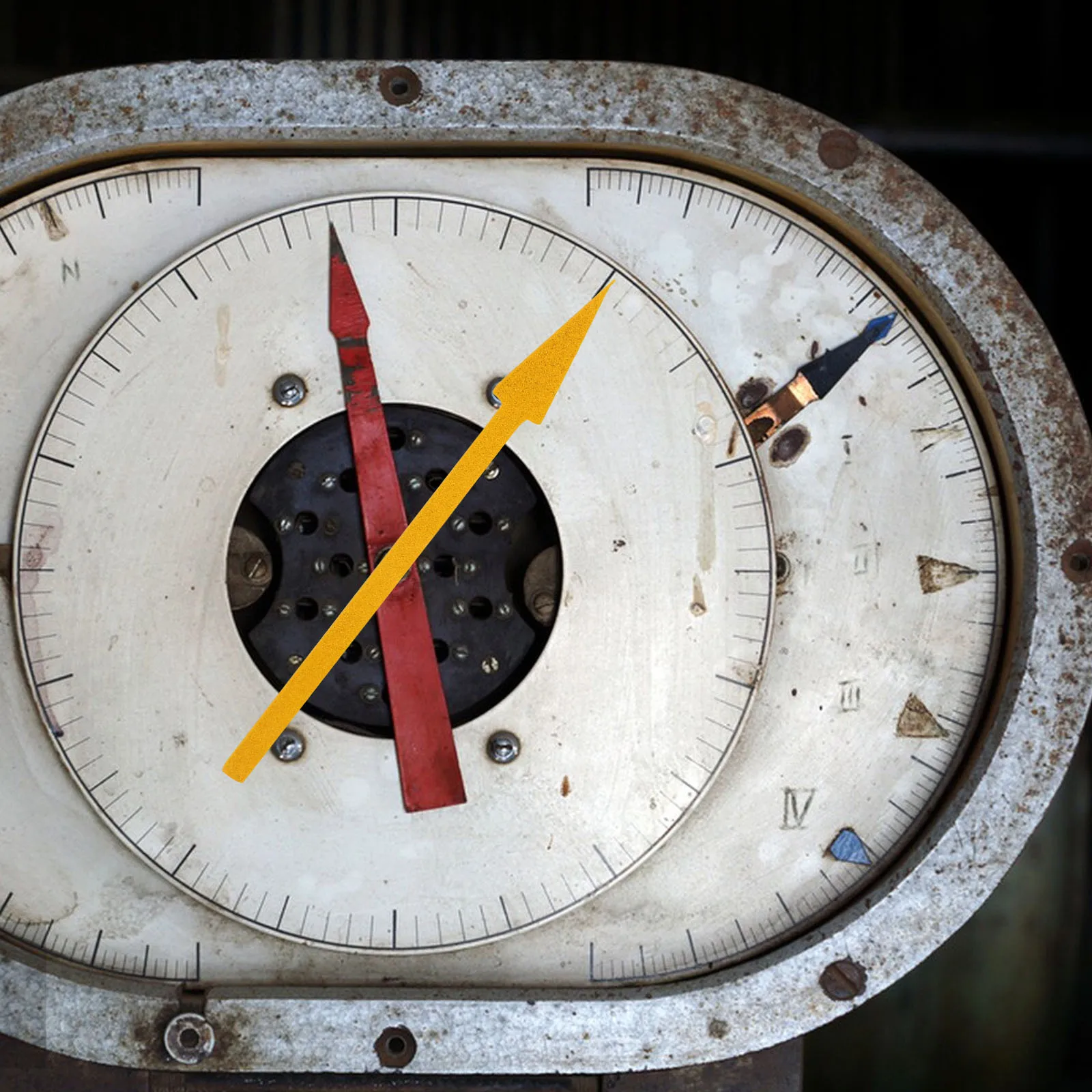 

100Pcs Waterproof Pressure Gauge Stickers Reflective Arrow Indicators Easy Application Accurate Reading Instrument Panel