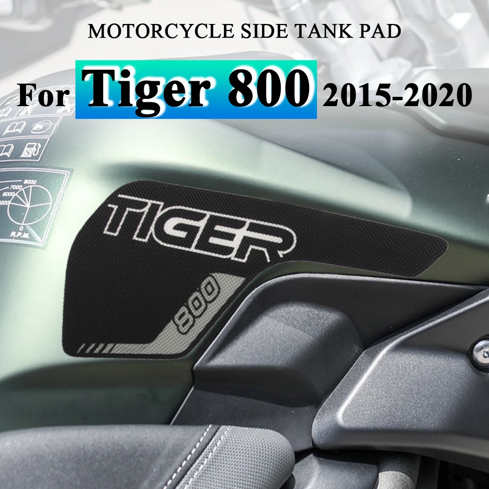 

PVC Motorcycle Side Tank Pad Anti-slip Stickers Accessories Knee Grip Mats For Triumph Tiger 800 XC XCA XCX XR XRT XRX 2015-2020