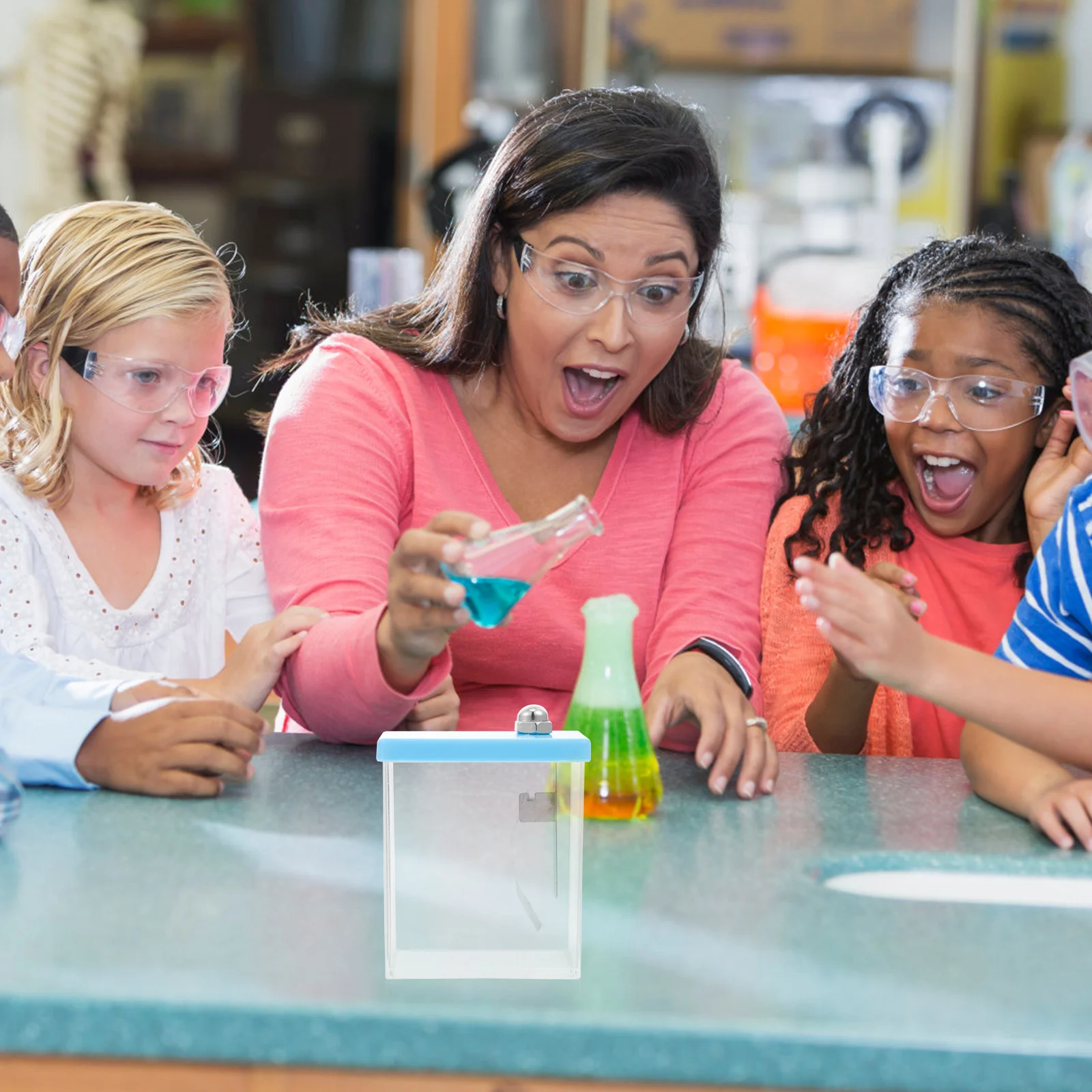 3 個の充電箔電位計シンプルな構造の物理実験装置学校科学ツール耐久性のある導電性