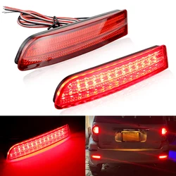2Pcs 12V LED Rear Bumper Reflector Light Brake Turn Signal Lamp for Toyota Avensis Saloon Estate/Tourer Estima 2.4 Previa RAV4