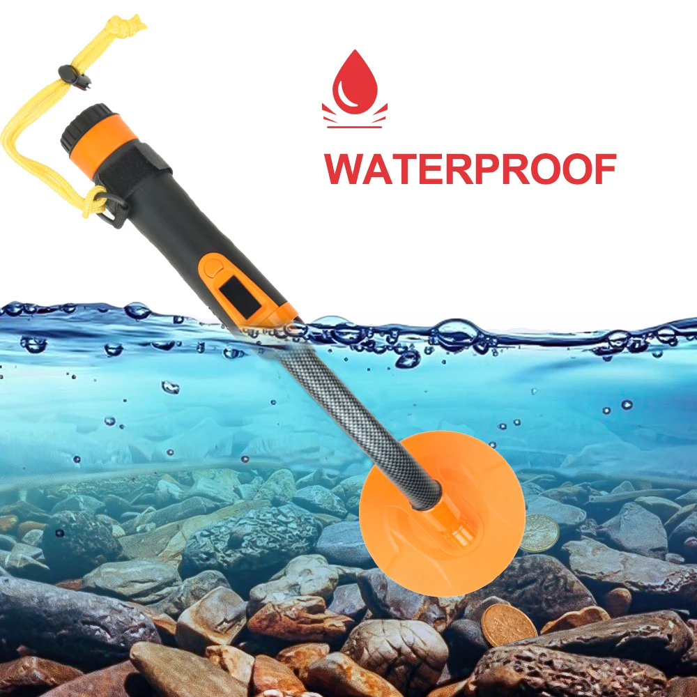 Pulse Indication Waterproof Handheld Metal Detector HS-07 High Sensitive Underwater Pinpointer Portable Gold Metal Finders