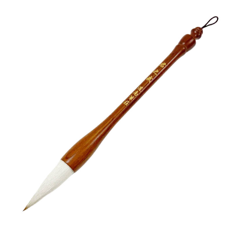 

Weasel Woolen Multiple Hair Hopper-shaped Chinese Brush Wood Handle Large Character Spring Festival Couplets Calligraphy Brush