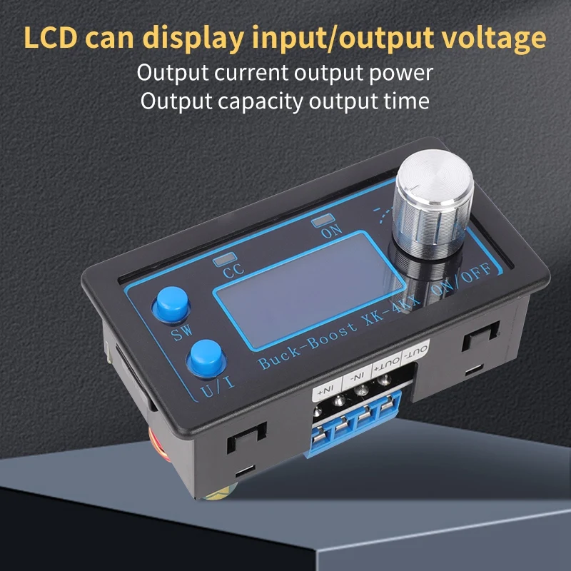 Programmable CNC Step-Up And Step-Down Voltage Stabilized Power Supply Solar Charging Voltage Regulator 0.5-30V Output