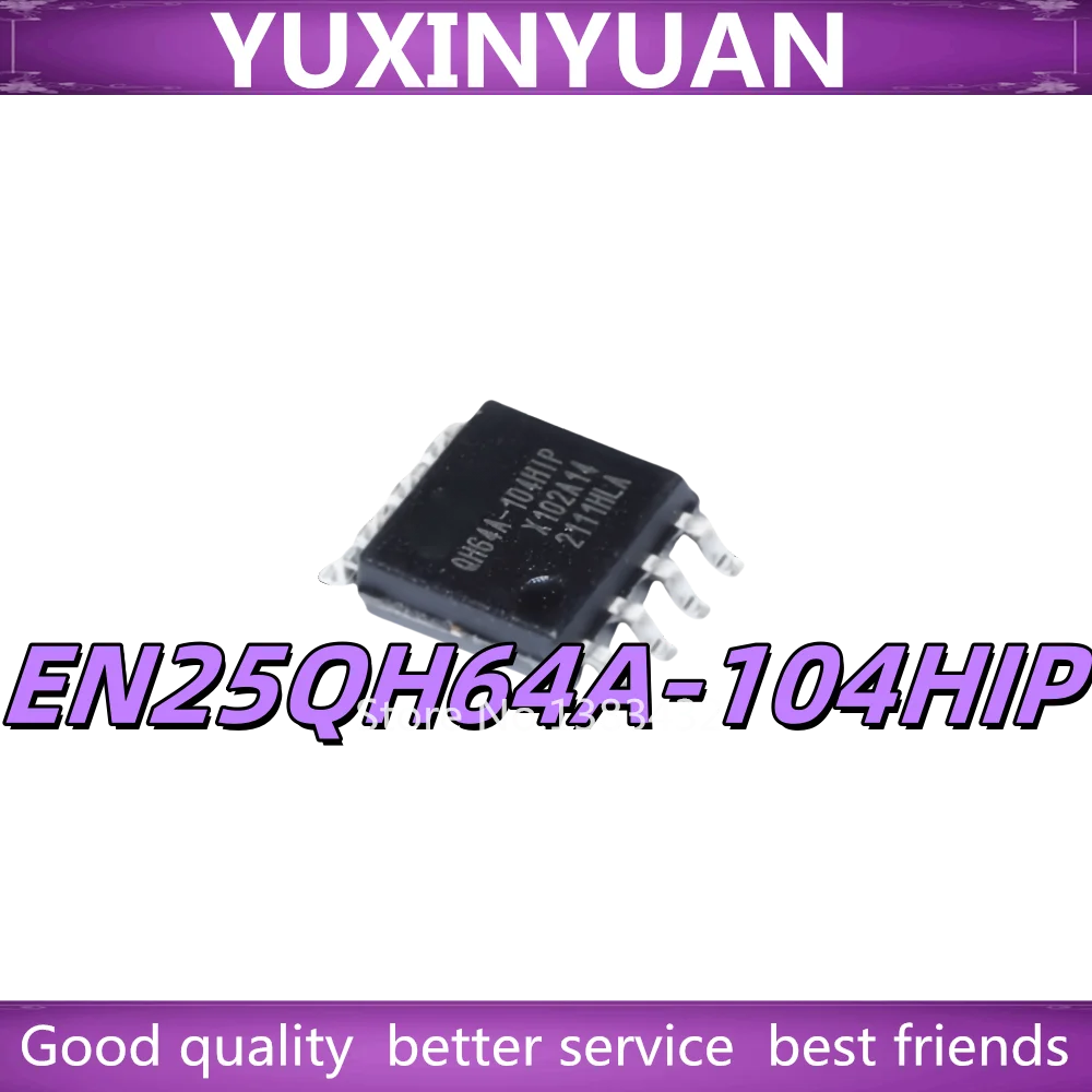 5/PCS New Original EN25QH64A-104HIP QH64A-104HIP SOP8 64Mbit 8MB flash memory chip In Stock