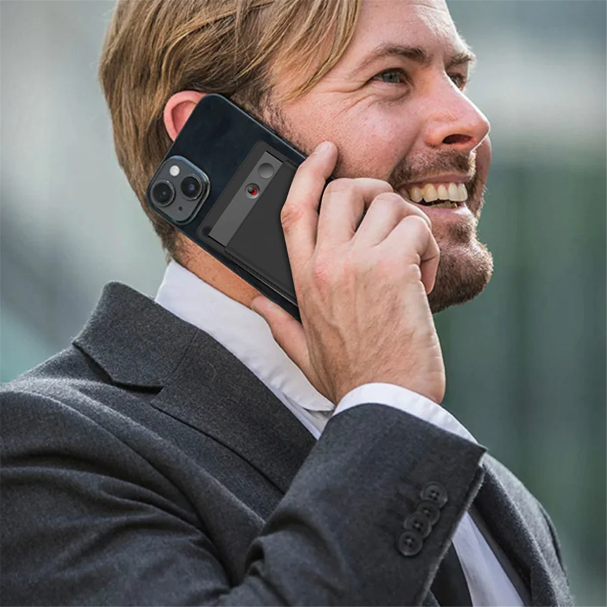 حافظة واقية من السيليكون A07I لجهاز PLAUD Note AI Voice Recorder غطاء ناعم مقاوم للصدمات ومضاد للخدش باللون الأسود #3