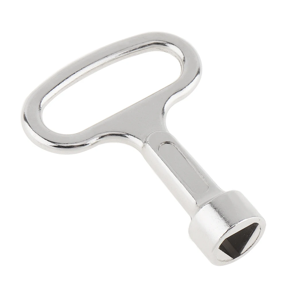 

Multi-function Zinc Alloy Plumber Key Wrench with Inside Triangle Port for Electric Control Cabinet / Tap Water Valve