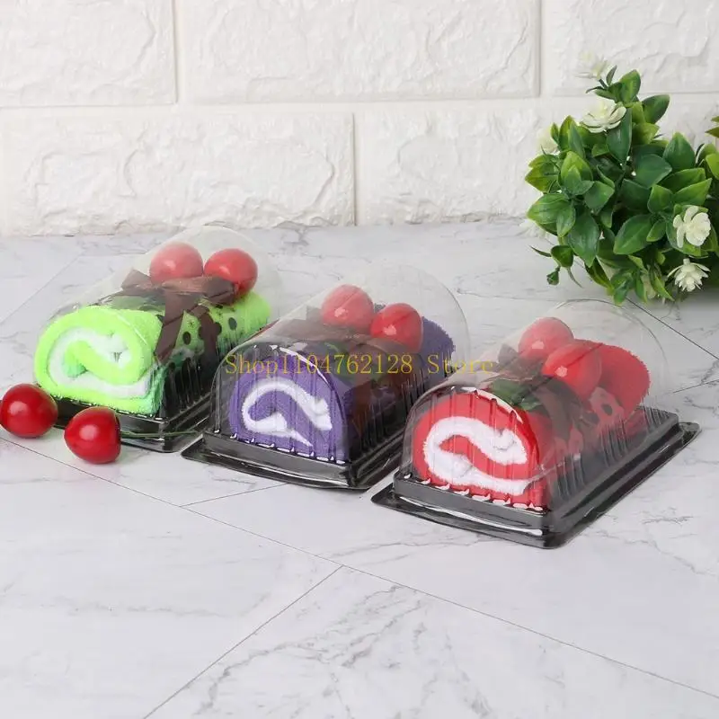 Cherry Cake Sandwich for Swiss Roll Hand Towel Washcloth Wedding Party Gif best sale