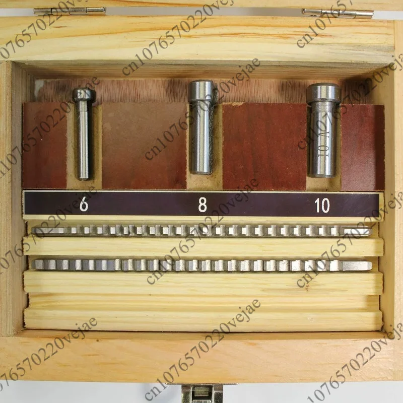 6-Piece American Keyway Broach Set, Metric Standard CNC Cutting Tools