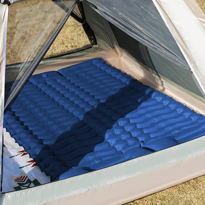 Imagem -03 - Ultraleve Camping Colchão Dormir Air Pad Prova Resistente à Água Extra-grosso Built-in pé Bomba Cama de Dormir Compacto Pessoas