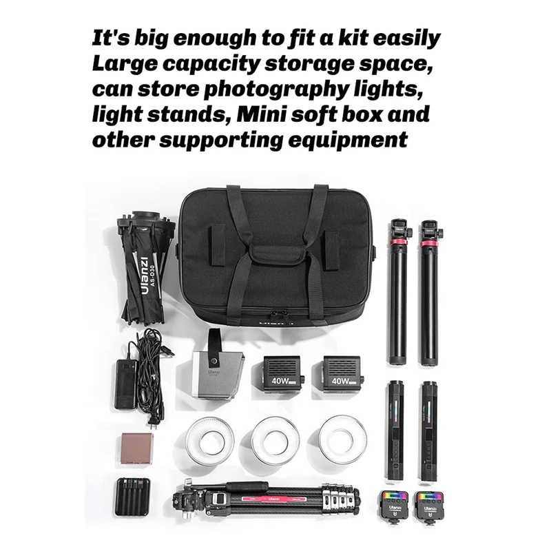 

2025 New-Ulanzi Camera Sling Bag Forsony Canon Fujifilm Dji Instax Mini 12 DSLR Lens Card Outdoor Travel Storage B