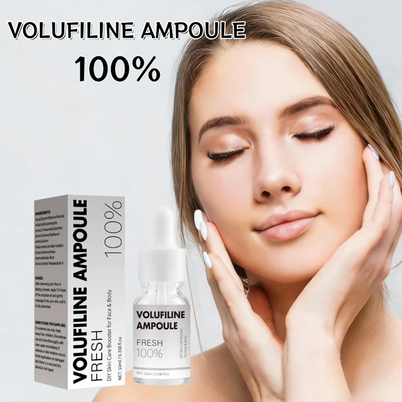 Volufiline 100% Plump Essence Flasche Zarte Haut Tiefenwirksame Feuchtigkeitspflege Erhöht die Hautelastizität Verbessert Trockenheit, Glanzlosigkeit und Rauheit Neu – Detail 33