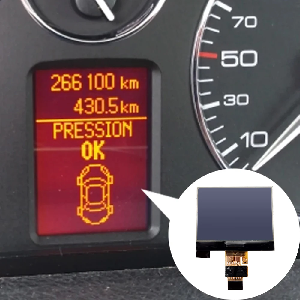 LCD Display for Peugeot 407 407SW 407 Coupe VDO Group Dashboard Cluster A2C53119649 9658138580 Dashboard Instrument Cluster