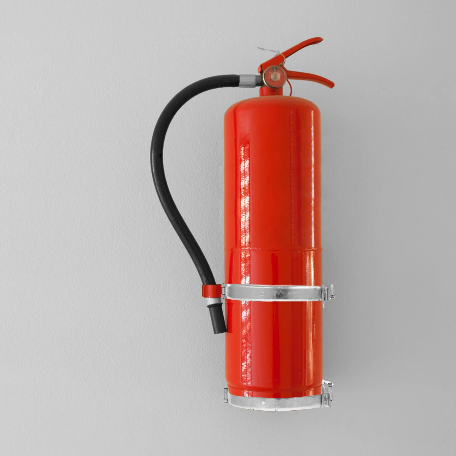 

1pc Fire Extinguisher Hanger Wall-mounted Iron Bracket for Rust-proof Holder Car Trunk Storage Organizer
