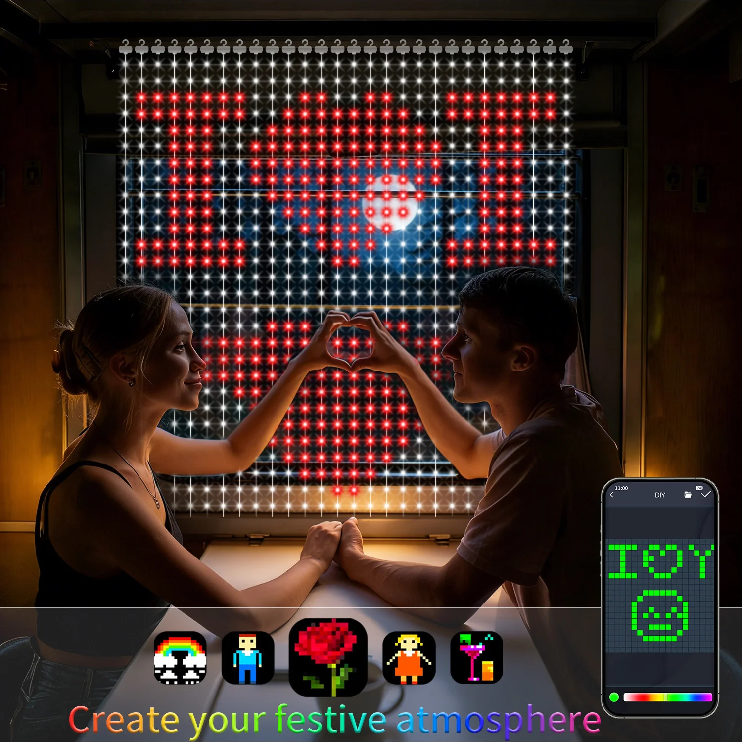 Usb Led Smart Curta…